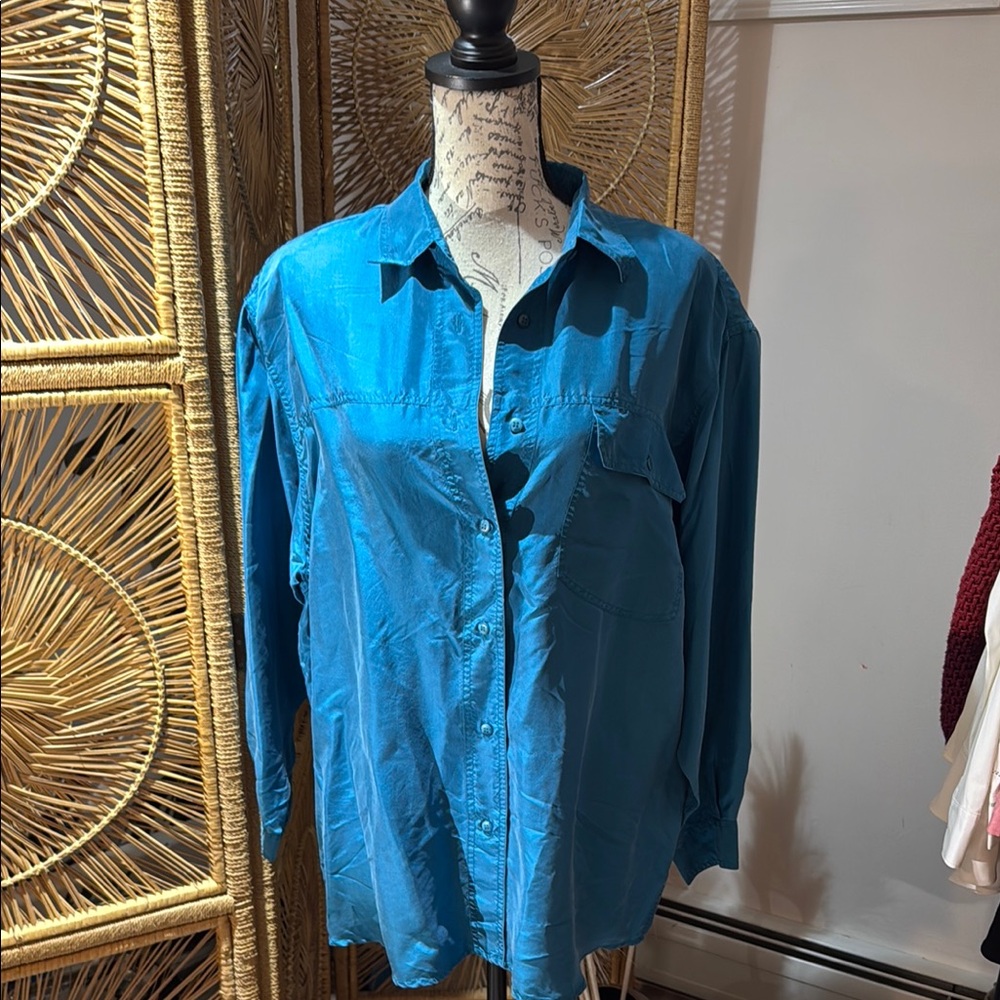 The Limited silk button down blouse